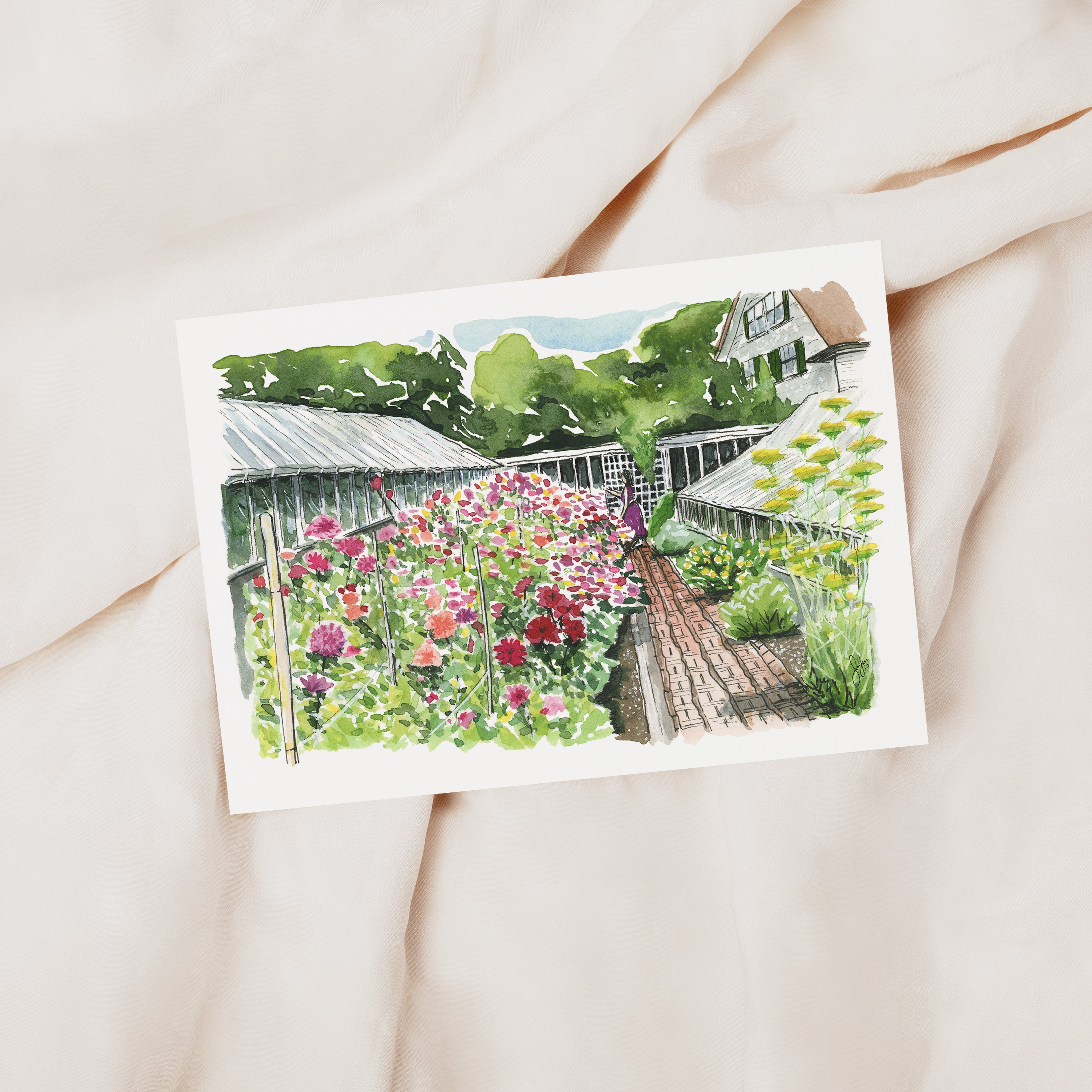 Greenhouse Glimmer - Mini Print