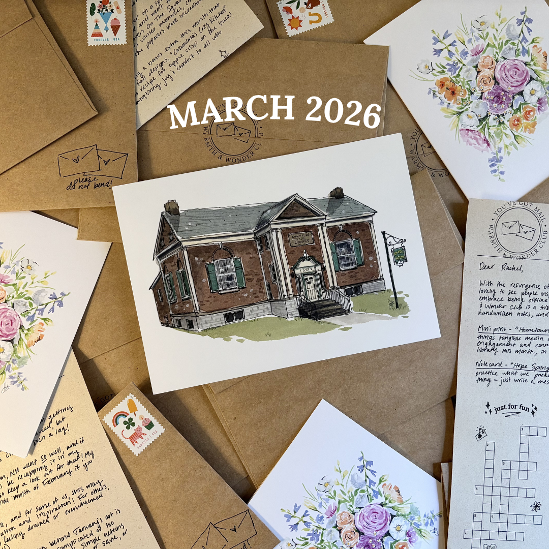 Warmth & Wonder Art Mail Club