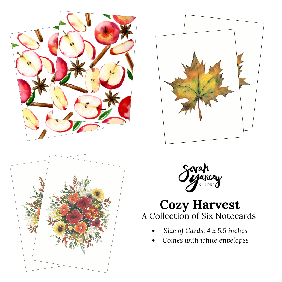 Cozy Harvest Card Set