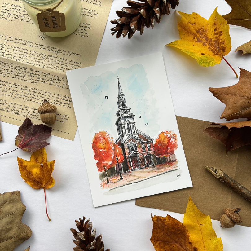 Charming Church - Mini Print