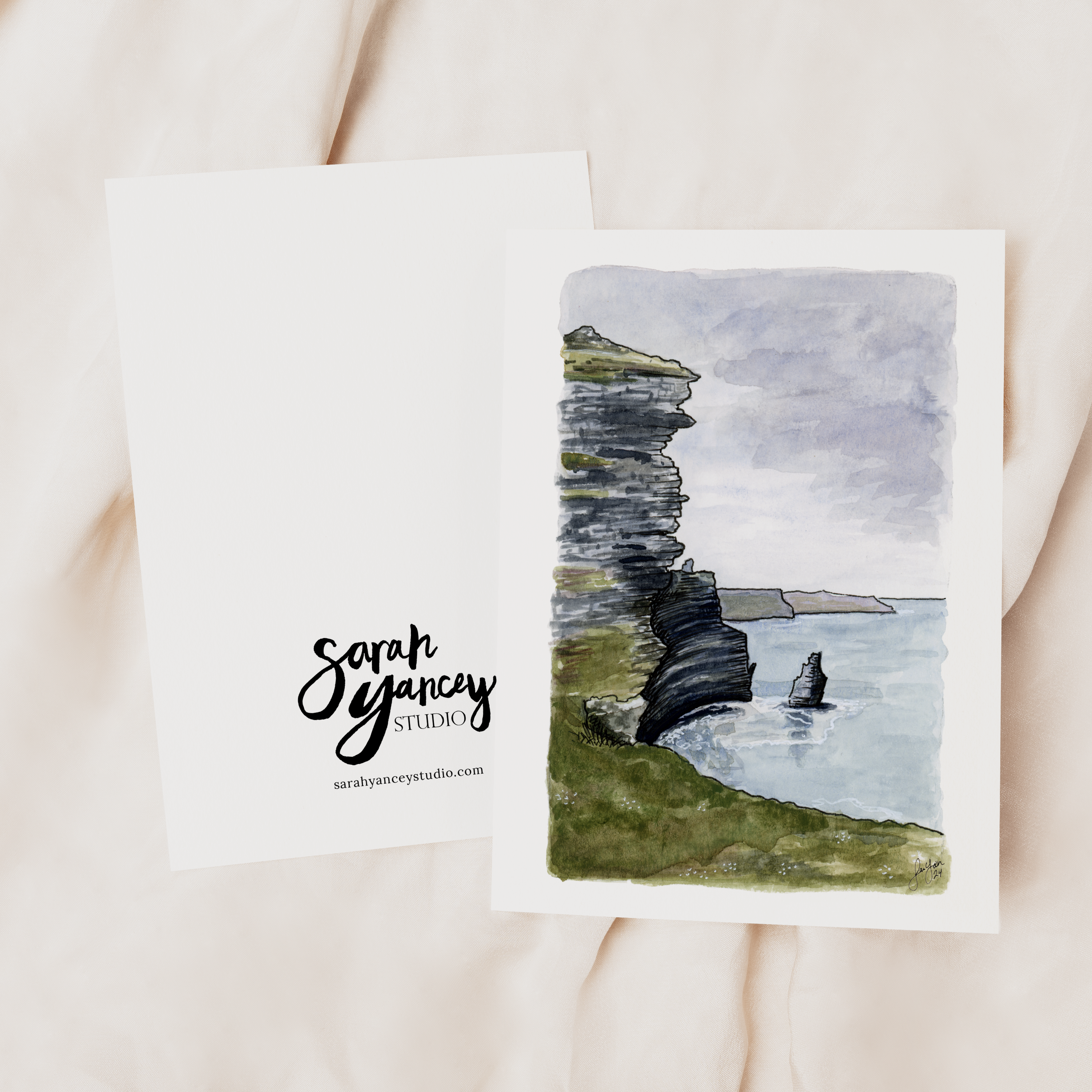 Slow Erosion - Seasonal Greeting Card