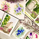Blossoming Cottage - Fine Art Giclée Print