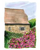 Blossoming Cottage - Fine Art Giclée Print