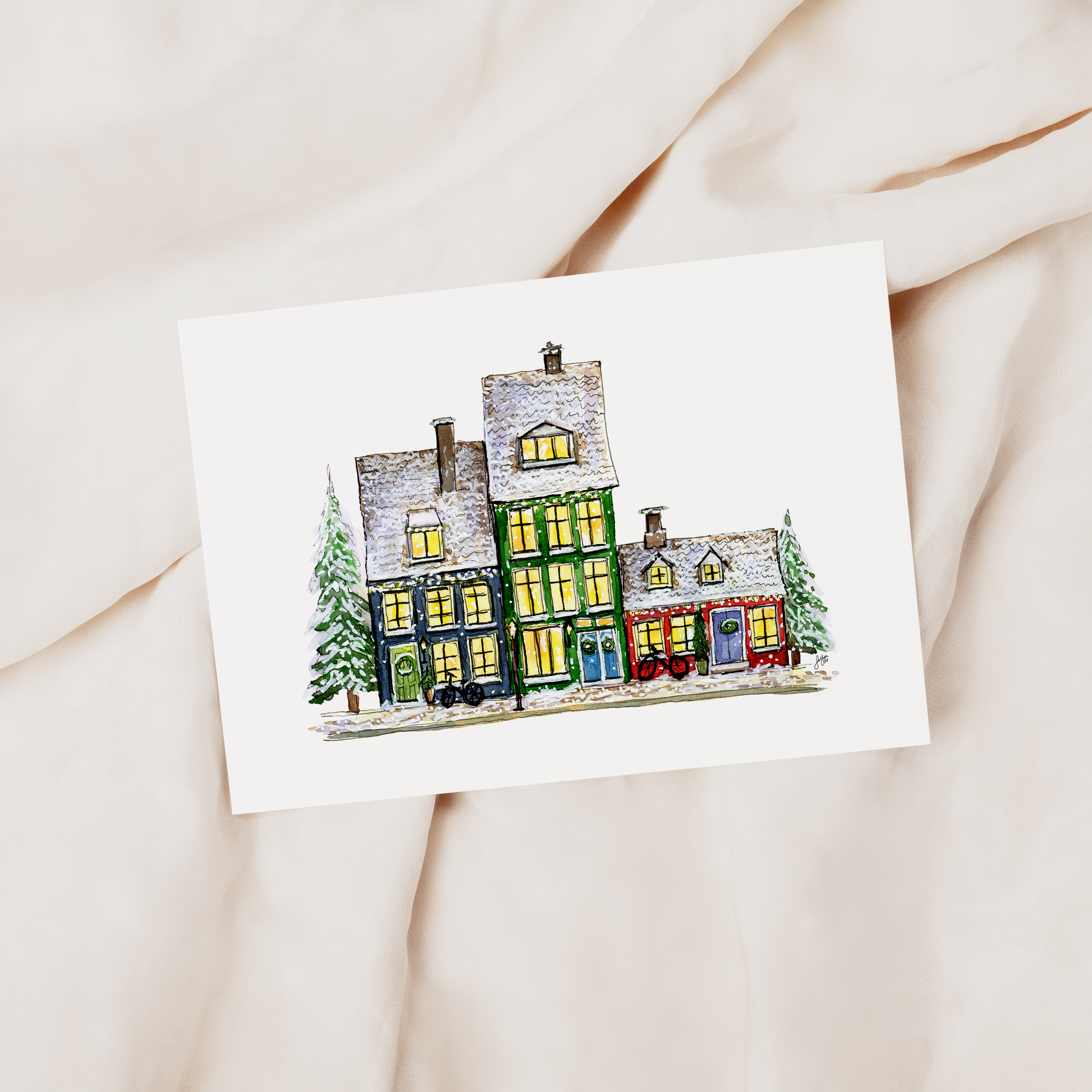 Snowy Comforts - Mini Print