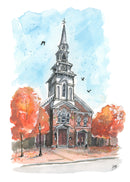 Charming Church - Seasonal Greeting Card