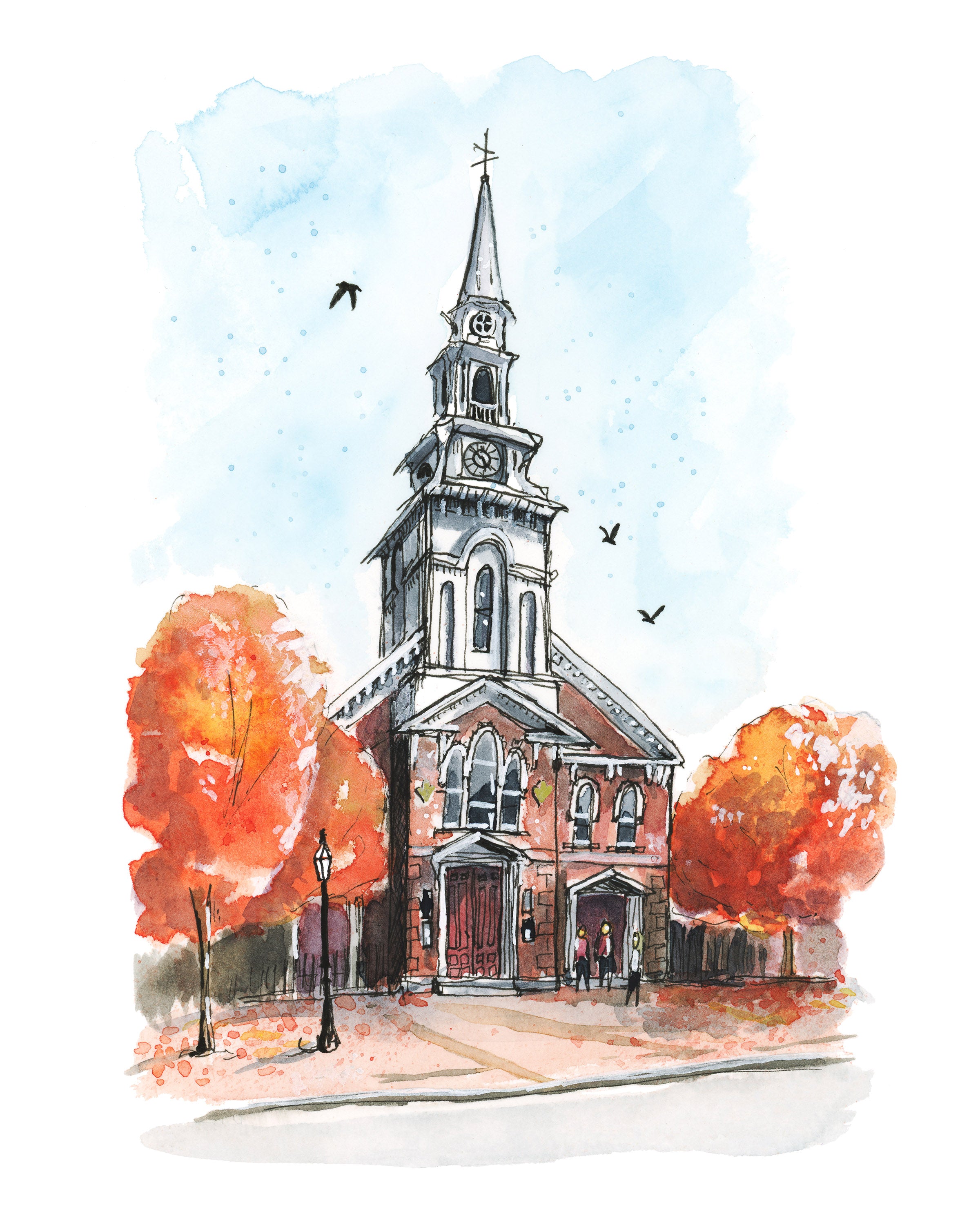 Charming Church - Fine Art Giclée Print