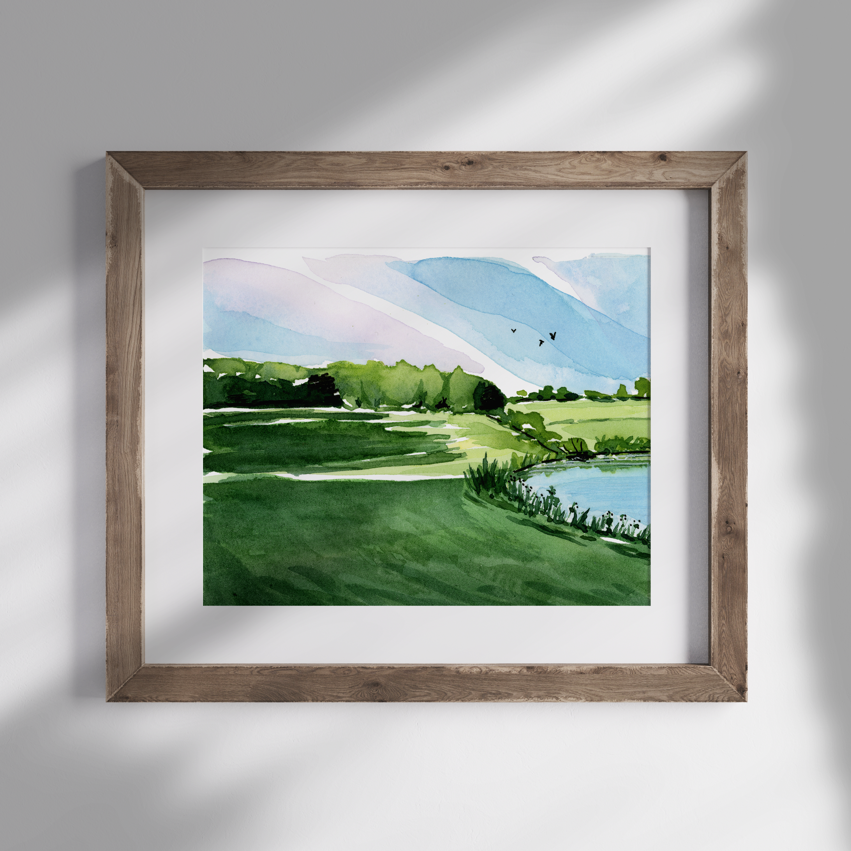 Pensive Pond - Fine Art Giclée Print