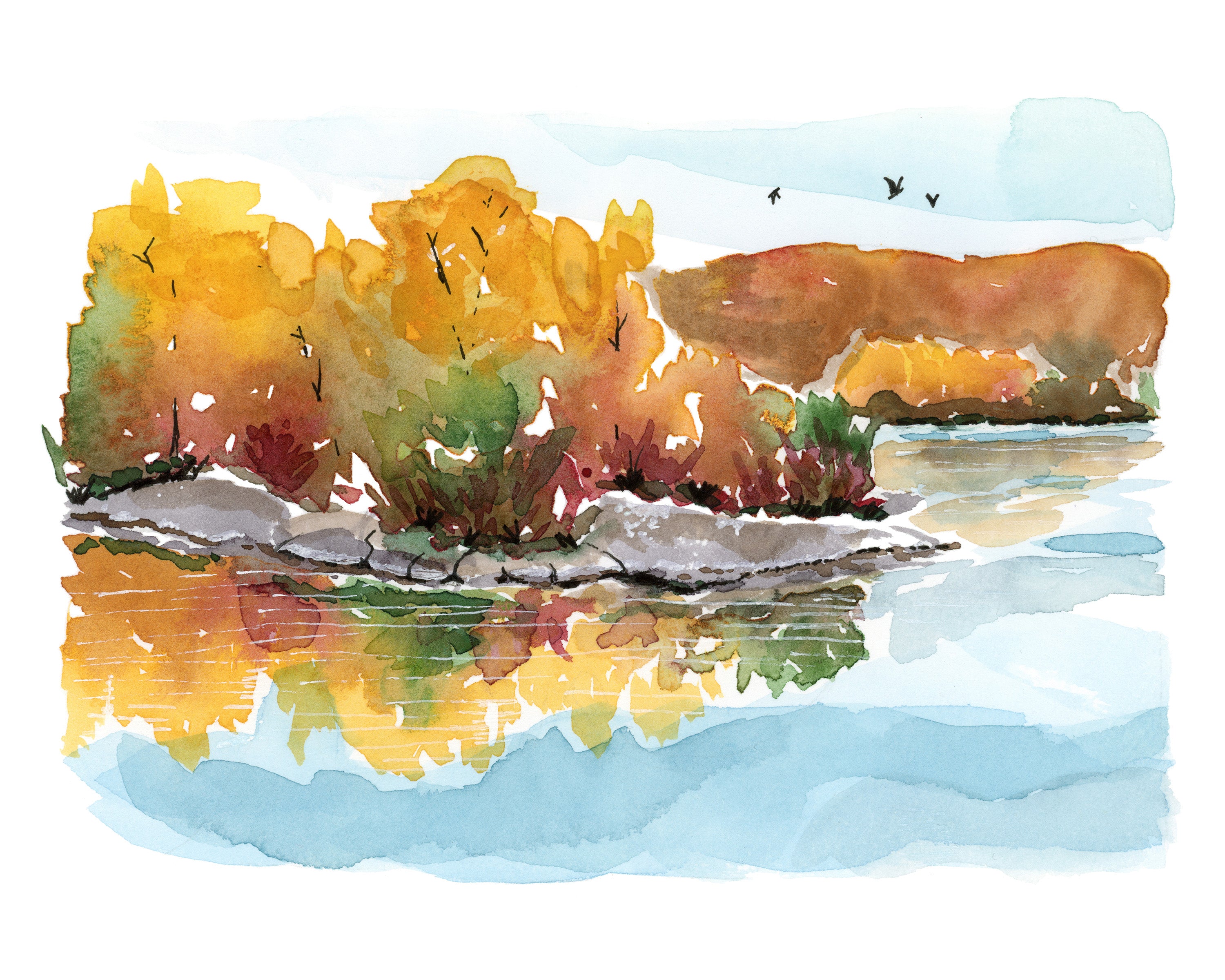 October Reflections - Fine Art Giclée Print