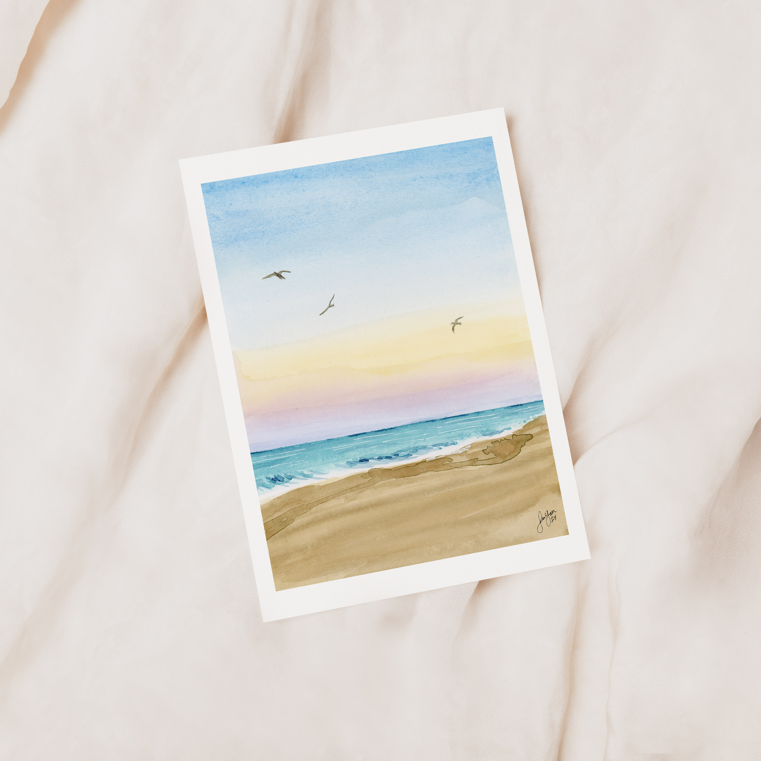 Cotton Candy Skies - Seasonal Greeting Card