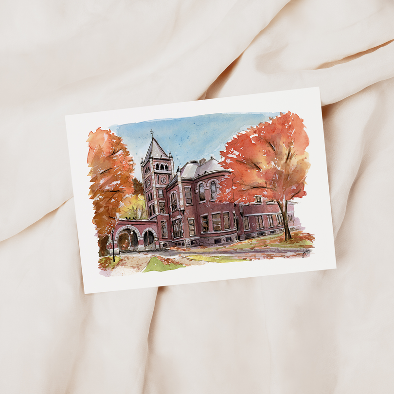 Fall at Thompson Hall - Mini Print